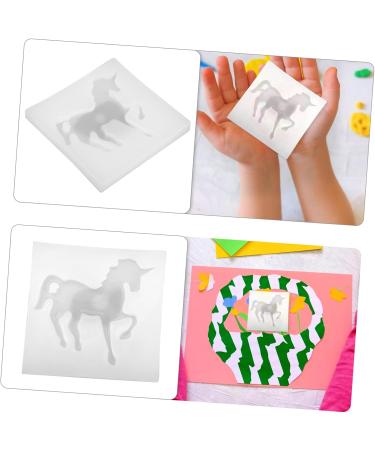 COHEALI 4 Pcs Silicone Mold Fondant Molds Silicone Horse Resin Craft Mold 3d Homemade Supplies Bubble Whitex2pcs 7.6X7.6CMx2pcs - Buy Online on GoSupps.com