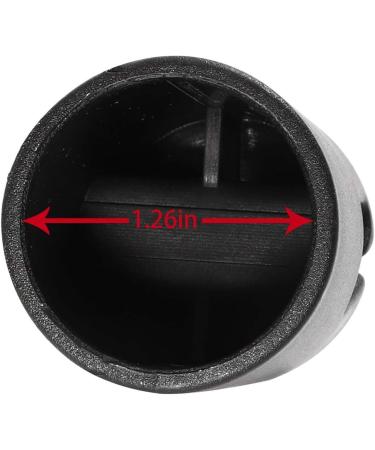 ZIZILAND Trampoline Enclosure Pole Cap Set - 6 Pieces, Black - Buy Online on GoSupps.com