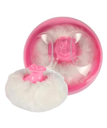 Bo tier Poudre avec Houppette | tui de Poudre Libre Cosm tique et Maquillage avec Houppette | Organisateur de Voyage pour Soins Corporels Post-Douche et Routine Quotidienne