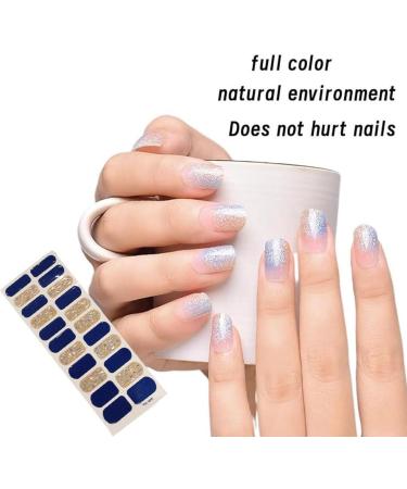 Dajidafu Non-toxic Formula Nail Stickers Chip-resistant And Safe To Rich Color Variety Silica Gel Gel Nail Stickers With UV Light - Buy Online on GoSupps.com