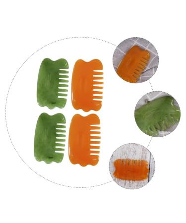 Tovinanna 4-Piece Massage Hairbrush Set | Schaubebrett & Harzkamm for Relaxation & Hair Care | International Shipping Available - Buy Online on GoSupps.com