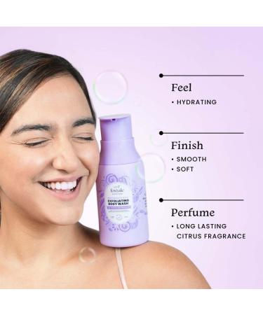SOFTIZ Fox-Tale Exfoliating Body Wash With Zinc Pca|Reduces Body Acne Strawberry Skin |Smoothens Uneven Texture In 28 Days|Body Wash Men & Women|Exfoliating Shower Gel 2% | 250-Ml - Buy Online on GoSupps.com