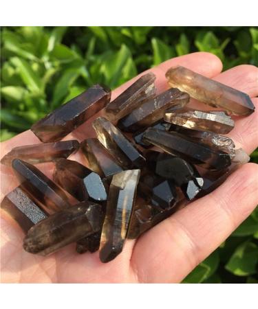 Crystal Natural Smoky Quartz Crystal Point Stone Raw Stone Rough Specimen Minerals Stone Home Decoration Can be Used for JIZTGEDM - Buy Online on GoSupps.com