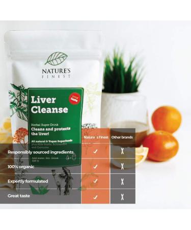 Nutrisslim Liver Cleanse Powder 125g - Natural Blend of 4 Superfoods for Liver Detox | Vegan Friendly - Buy Online on GoSupps.com