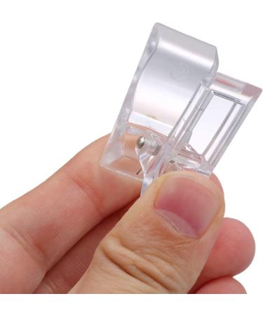  LUCKDANO Set of 5 Clear Gel Nail Clips for Fast Building Lightweight Acrylic Nail Extension Clips for Professional and Home Manicures - Buy Online on GoSupps.com