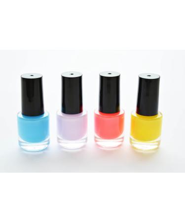 Gel Nail Polish UV CANNI 5ml Mini Set of 4 Bold Colours - Soak Off Base Top Colour Coat Manicure Acrylic Gifts Women Nails Set 3 - Buy Online on GoSupps.com