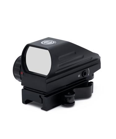 Veteran Owned Company- DDHQ Red Dot Reflex Sight Scope with Quick Detach Mount- Reflex Sight Optic and Substitute for Holographic red dot Sight Black