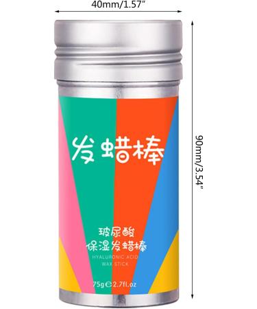 Pocket Size Hair Wax - Non-Greasy Styling Wax - Temporary Pomade - Frizz Control - Hair Care Products - Dry Curly Hair - Buy Online on GoSupps.com