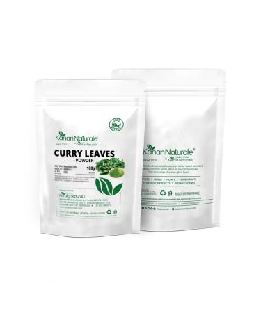 Curry Leaves Powder (Murraya koenigii) 100gm - 100% Pure & Natural Hair Growth Booster | Reduce Hair Loss & Moisturize Scalp - Buy Online on GoSupps.com