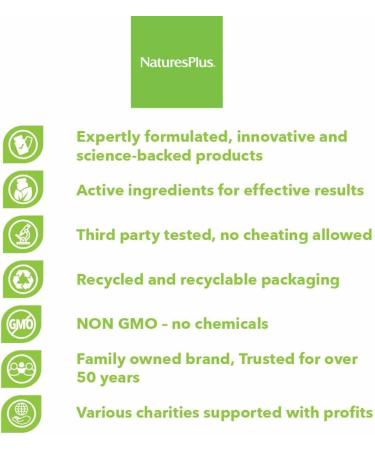 Nature's Plus Zinc 50 mg - 90 Tablets | Support Immune Health & Vitality - Buy Online on GoSupps.com