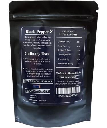 Organic Herb Black Peppercorns Kosher Certified NON-GMO Hand Harvested 100% Organic Perfect for Grinder (400 Grams) 400 Grams - Buy Online on GoSupps.com