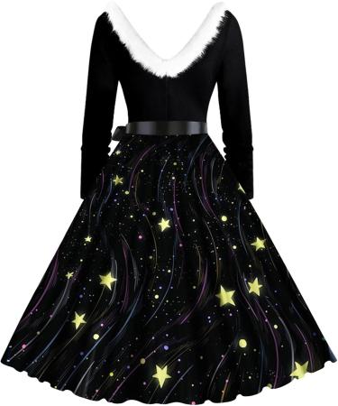 Women's Christmas Sweatshirt Dress | Cartoon Sexy Hooded Tops & Party Costumes Autumn Winter Collection - Buy Online on GoSupps.com