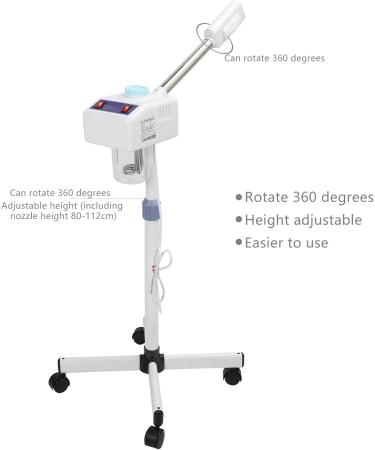 Facial Steamer Professional Spa Salon Mist Sprayer Home Hot Spray Facial Vaporizer Machine Skin Care Instrument for Face Hydrating Moisturizing - Buy Online on GoSupps.com