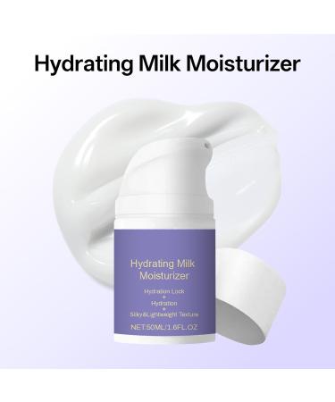 GROEI Hydrating Milk Moisturizing Cream Moisturizer Face Cream Deep Moisturizing Silky Light and Non-Greasy Vegan Plant Formula Suitable for All Skin Types 50ml - Buy Online on GoSupps.com