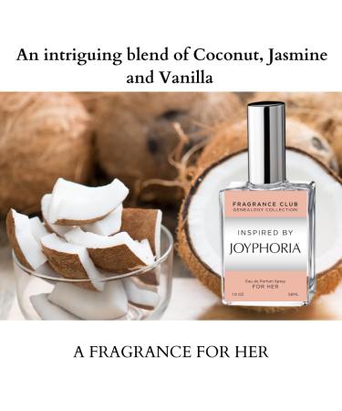 Inspired by Joyphoria 1.9 oz. EDP Womens fragrance with Coconut Jasmine and Vanilla is a warm and uplifting fragrance. - Buy Online on GoSupps.com