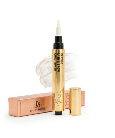 Beauty Power Eyebrow and Eyelash Conditioner 5 mL Lash and Brow Enhancer with Peptides Eyebrow Conditioner for Thicker Brows and Fuller-Looking Lashes