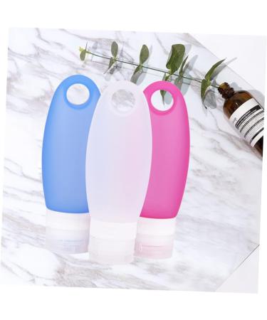 FRCOLOR Liquid Pumping Bottle Makeup Remover Dispenser silicone containers Dispenser Bottle Empty Squeeze shampoo for women silicone squeeze bottle travel red white blue Bottled - Buy Online on GoSupps.com