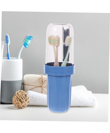 Garvalon Train Travel Bathroom Set | Portable Toothbrush Case & Toiletries Holder for International Travel - Buy Online on GoSupps.com