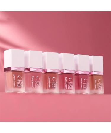 Liquid Blush | 18ml Soft Cream Blush Makeup Beauty Blush Makeup Long-Lasting Waterproof Natural-Looking Dewy Finish Face Blush for Cheeks 6# - Buy Online on GoSupps.com