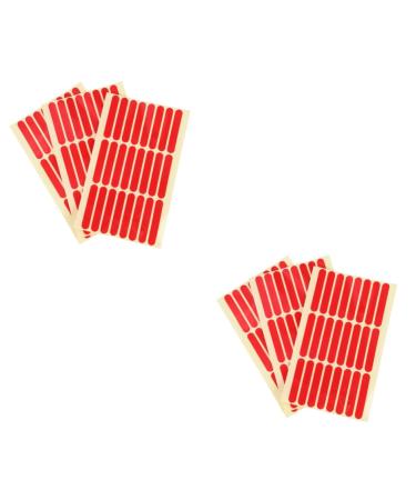 Beavorty Beavorty 6 Pieces Extension Glue Stickers Nail Sticker Double Sided Nail Tape Double Sided Nail Tips Glue Tape Eyelash Glue Glue Tape