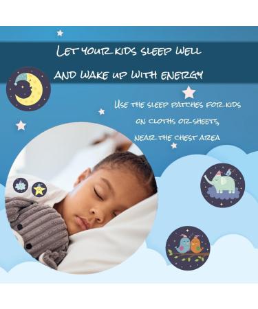 60Pcs Sleep Patches for Kids and Adults - Melatonin Free Sleep Aid with Natural Oils, Sleepy Bedtime Stickers, Zen Patch Set, Sleep Promoting Support - Buy Online on GoSupps.com