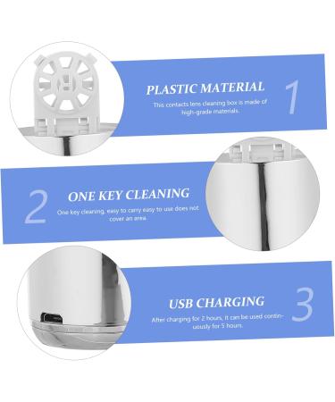 Lalafina Portable Contact Lens Cleaner & Storage Container USB Cleaning Kit Earth Colors 8.7x4.1cm | Shop Internationally - Buy Online on GoSupps.com