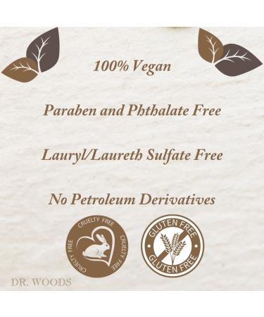 Dr. Woods Raw Black Peppermint Soap with Organic Shea Butter - 32oz | Nourish & Refresh | International Shipping Available - Buy Online on GoSupps.com