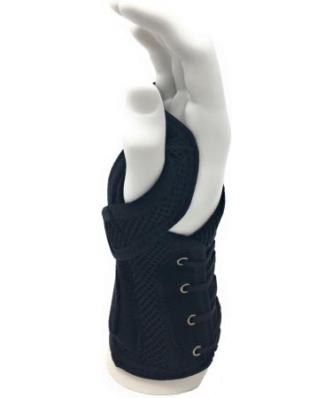 Buy OTC Wrist Brace with Adjustable Thumb Strap Support for Right Hand - Small - Black | International Shipping Available - Buy Online on GoSupps.com