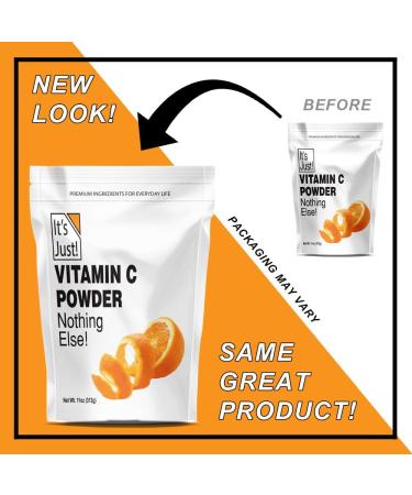 Pure Ascorbic Acid Vitamin C Powder - 100% Food Grade for Immune Support and Homemade Cosmetics - 11oz - Buy Online on GoSupps.com