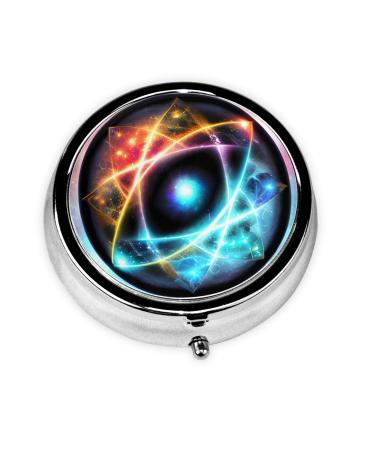 Wonderful Universeround Pill Box 3 Compartment Round Pill Box Organizer #Portable Travel Pill Box for Traveling.