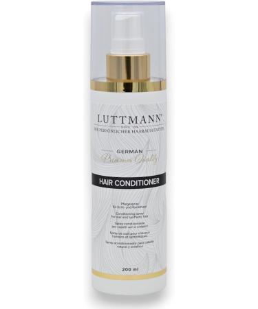 LUTTMANN Synthetik Hair Care Set for Wigs Shampoo Conditioner and Conditioner for Natural and Synthetic Wigs 200 ml each Gentle cleaning and care of synthetic hair  - Buy Online on GoSupps.com
