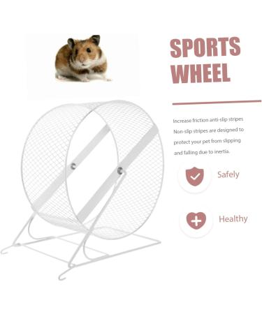 VILLCASE Hamster Running Wheel Flying Toys Black Metal Large Hamster Cage Rat Wheel Large 30cm 11 Inch Hamster Wheel Small Animal Running Wheel Interesting Hamster Wheel Funny Hamster Wheel - Buy Online on GoSupps.com