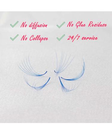 VNE 500 Fans Colorful Lash Extensions | Premade Volume & Mega Volume | 13mm C Curl White 6D - Buy Online on GoSupps.com