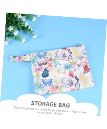 Healeeved 2-in-1 Storage Bag | Zipper Reusable Tampon Holder & Waterproof Diaper Bag | Beautiful Period Pocket for Daily Use - Buy Online on GoSupps.com