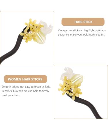 minkissy Hairpin Hair Clip for Women Hanfu Hair Stick Hair Decorations for Women Hanfu Hair Chopsticks Hair Chopsticks for Women Hair Combs for Women Chignon Wood Japanese-style Miss China - Buy Online on GoSupps.com