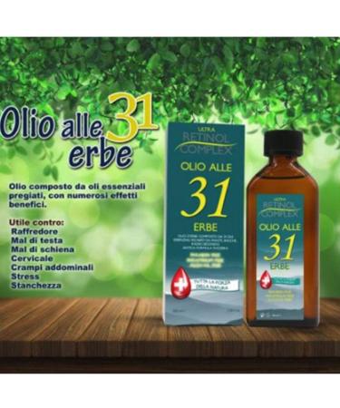 Buy TradeShop Retinol Complex Oil with 31 Herbs - Paraben-Free 100 ml - Soothes Headaches - International Shipping Available - Buy Online on GoSupps.com