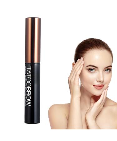 Peel Off Eyebrow Cream Waterproof Sweatproof Eyebrow Peel Off Natural Tinting Brow Filler | Eyebrows Tattooed with Soft Brush Head 3 Colors Brow Tint for Girl Women Beauty Gray Brown