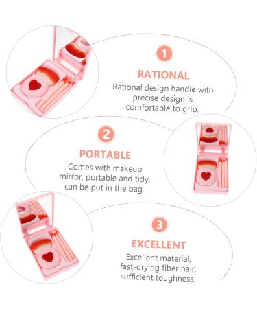 minkissy 5 Boxes Makeup Brush Set Travel Lip Brush Lip Makeup Brush Kit Professional Makeup Brush Makeup Brush for Travel Cosmetic Brush Artificial Fiber Lip Gloss Woman Earth Tones - Buy Online on GoSupps.com