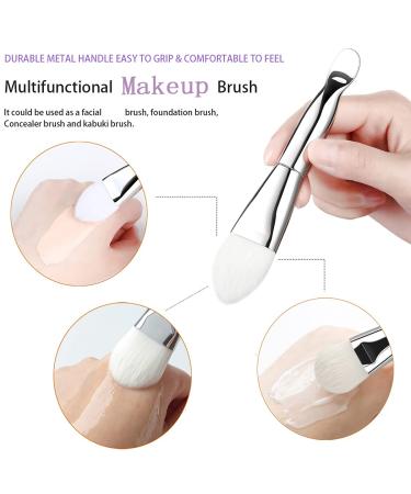 Silicone Face Mask Brush Applicator Set - Double-Ended 3 Pcs Makeup Beauty Tools with Soft Bristles for Mud, Clay, Charcoal Mixed Makeup - Hairless Moisturizers Applicator Tools (Black) - Buy Online on GoSupps.com