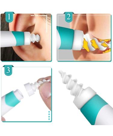 Ear Wax Remover Tool - Gentle Ear Cleaning Kit for Adults and Children - Green - Buy Online on GoSupps.com