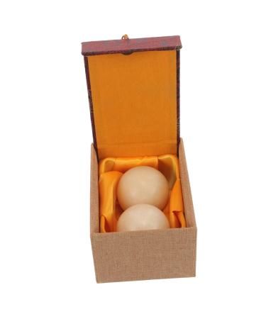 Hapinary 1 set Jade-Fitness-Handball Crystal massage device Chinese gymnastics ball Massageball Practical massage balls Fitness balls for the hand outside of the quartz ball decorate boxes