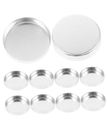 Lot De 10 Godets Fard Paupi res Vides Ronds 20 Mm En Aluminium R utilisables L gers Pour Maquillage Diy Femmes Voyage