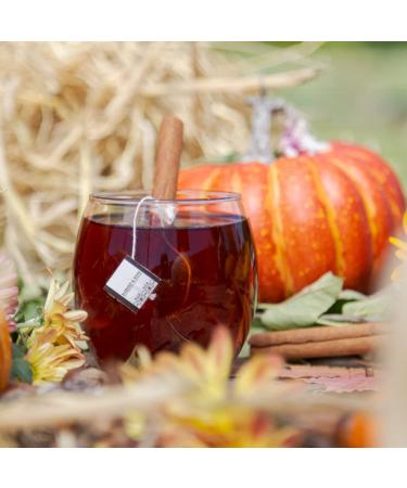 Harney & Sons Pumpkin Spice Tea | Caffeine-Free Rooibos Blend | 80 Sachets (4 Pack) - Buy Online on GoSupps.com