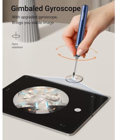 Note 5 Ear Wax Removal Camera - 10MP 1080P Ear Cleaner 3-in-1 Spade Tool for iPhone & Android - Bebird Note 5 Blue - Buy Online on GoSupps.com