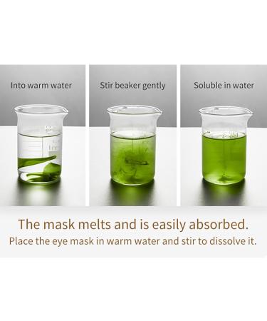 Seaweed Eye Mask Green Seaweed Collagen Eye Mask Moisturizing and Soothing Eye Pads Eye Treatment Mask For Brightens and Reducing Wrinkles Dark Circles Eye Bags and Puffiness (1PC) - Buy Online on GoSupps.com