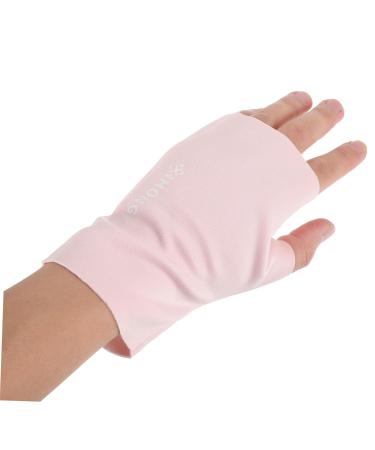 Ipetboom UV Gloves 1 Pair Gloves Suede Student Light Manicure Pink UV Protection Gloves - Buy Online on GoSupps.com