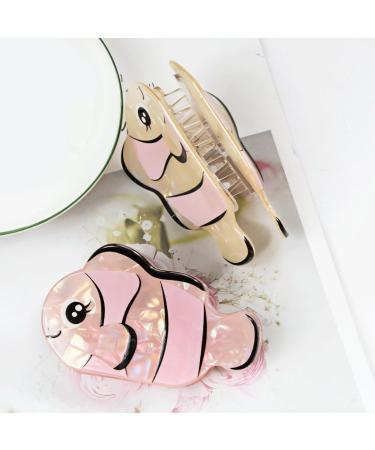 PLCPDM Marine Animals Hair Claw Clips Jaw Clip Ponytail Holder Hair Jaw Clip Hair Supplies Yellow - Buy Online on GoSupps.com