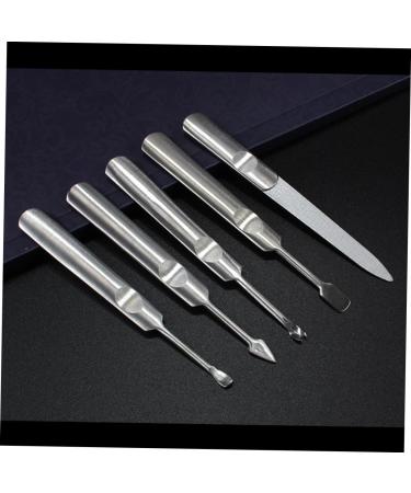 DOITOOL Manicure Tools Professional Nail Art Tools Nail Polish Removal Fork Pusher Dead Skin Nail Tools Dead Skin Fork Cuticle Trimmer To Disassemble Gel Clippers Remover medium As Shown - Buy Online on GoSupps.com