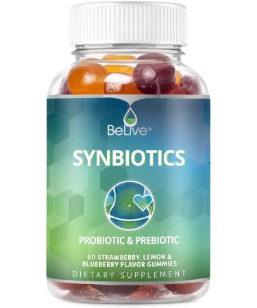 BeLive Probiotic Gummies - Sugar Free  5 Billion CFUs  60 Count - Buy Online on GoSupps.com