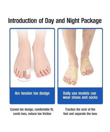 Bunion Corrector Kit for Men & Women | Pain Relief for Hallux Valgus | Big Toe Separators & Exercise Strap - Buy Online on GoSupps.com
